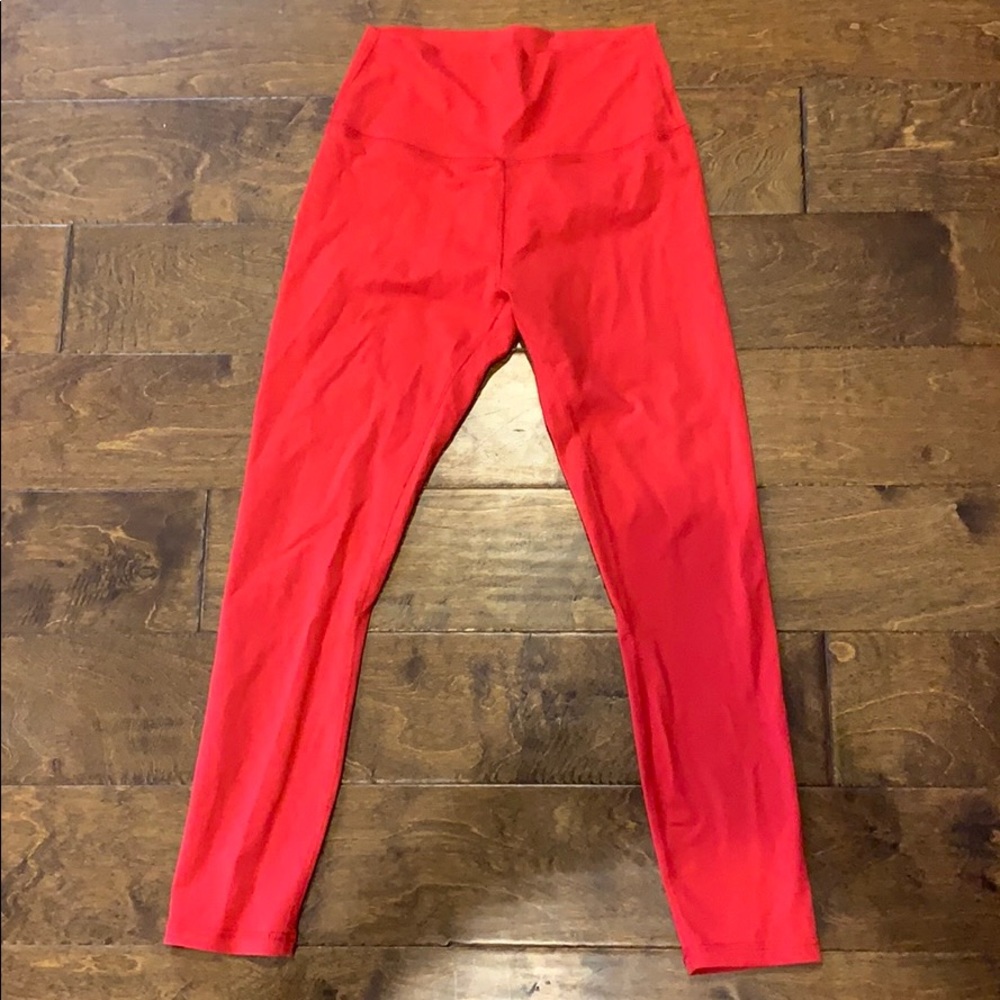 Red Ascend Zyia leggings